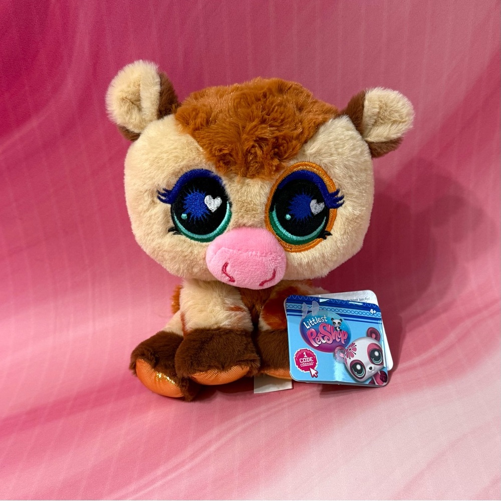 Littlest Pet Shop Cow Plush NWT